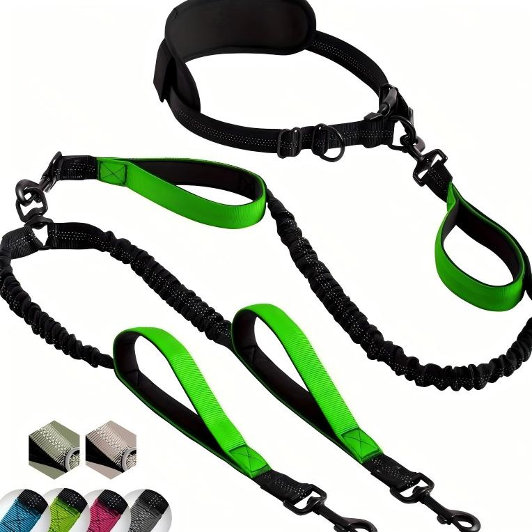 Dual Rope Hands-Free Waist Dog Leash - Walk Two Dogs | RoamX Pet