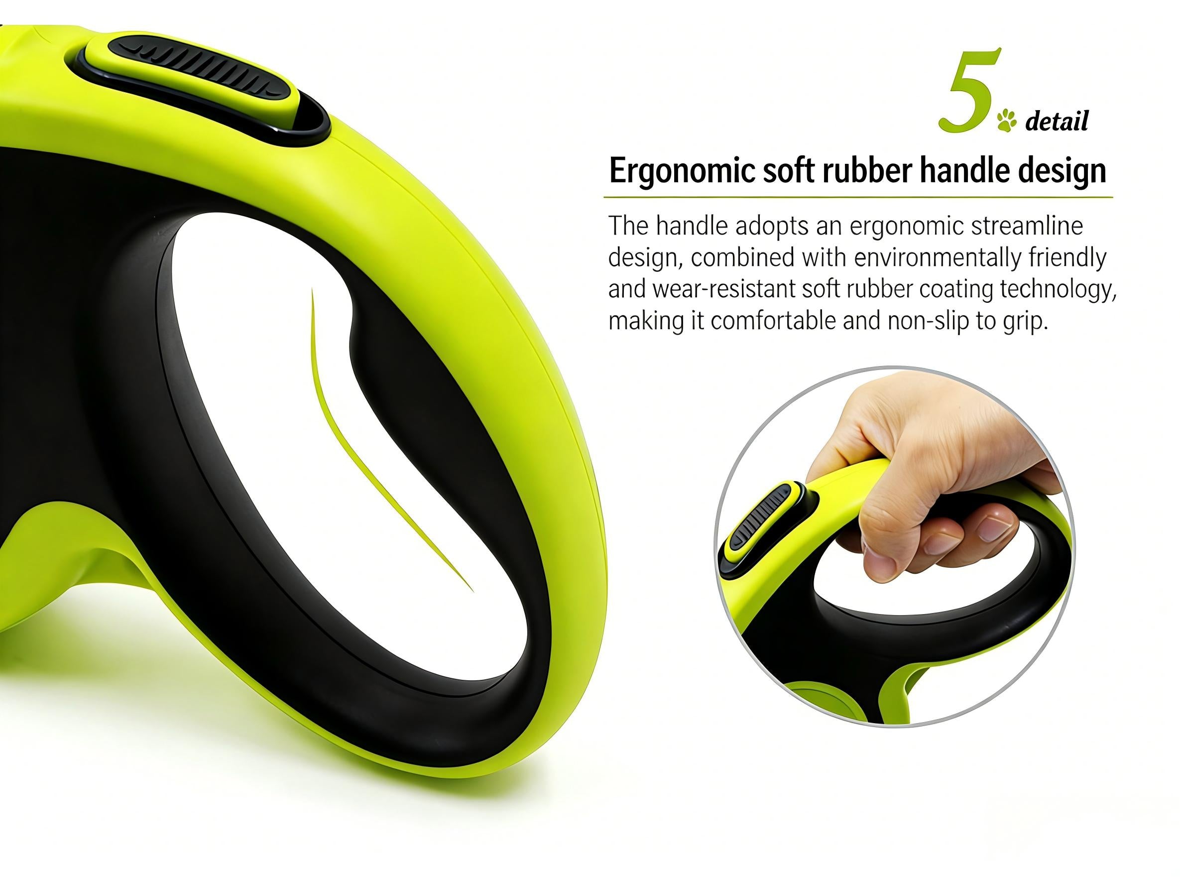 Heavy Duty Retractable Dog Leash - 16ft Tangle-Free | RoamX Pet