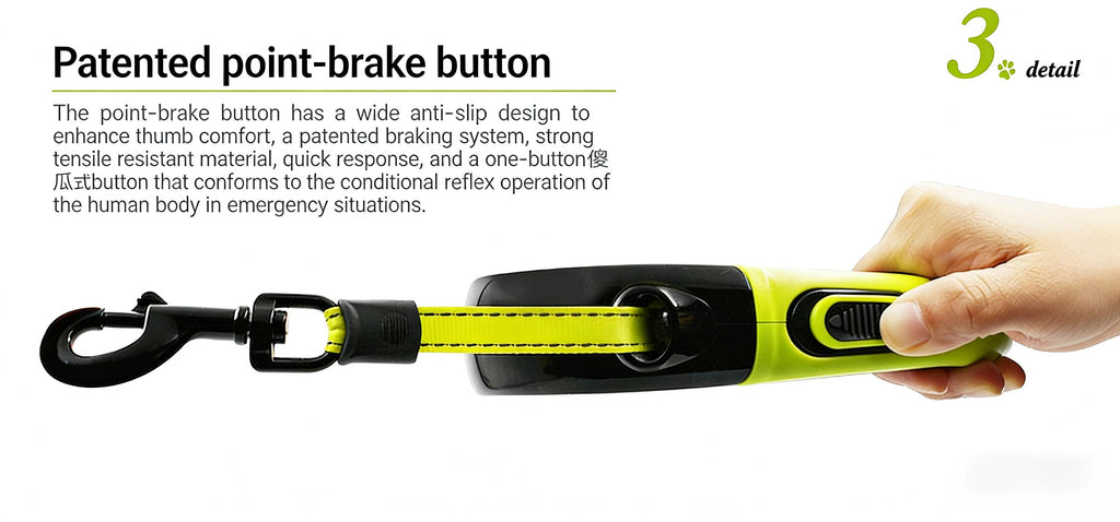 Heavy Duty Retractable Dog Leash - 16ft Tangle-Free | RoamX Pet