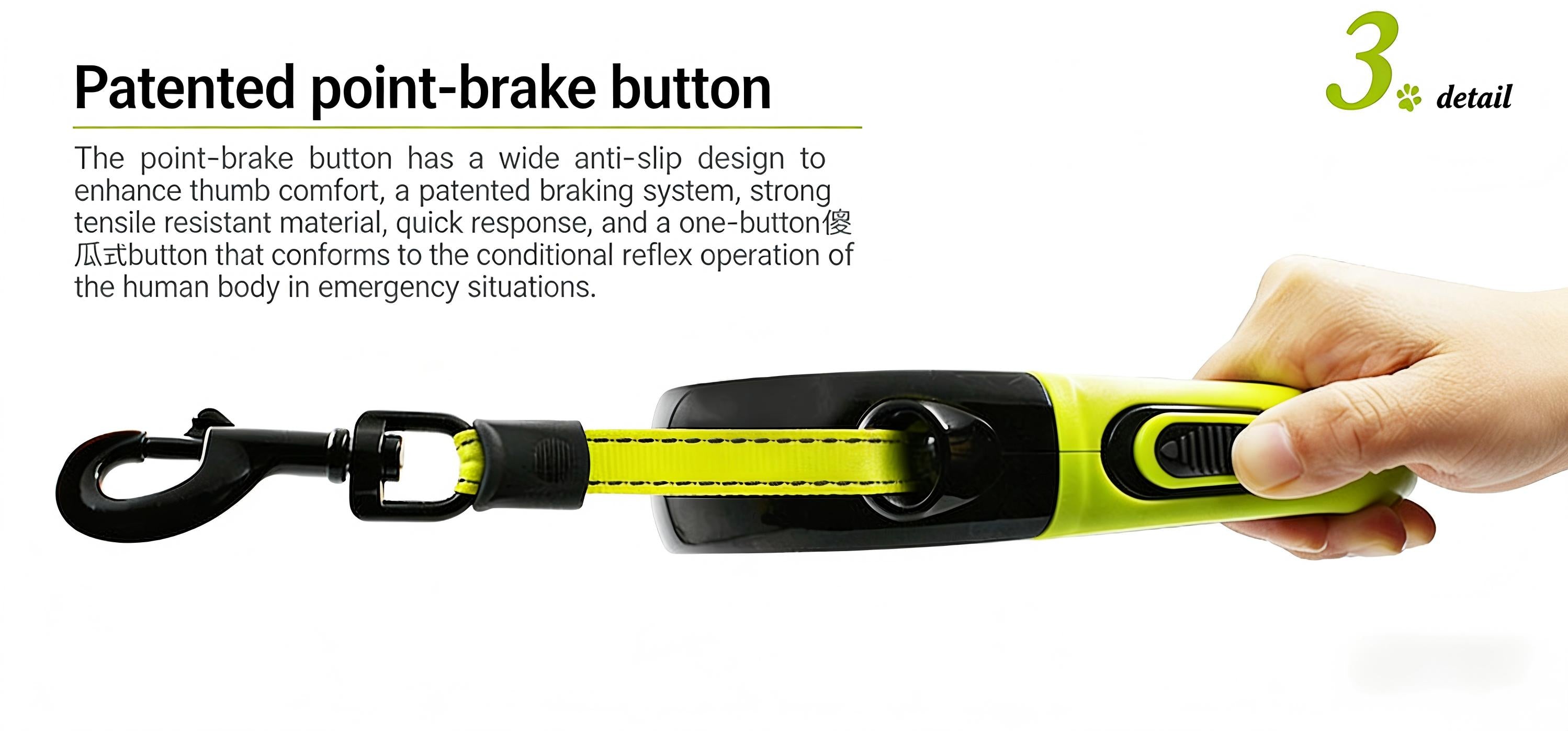 Heavy Duty Retractable Dog Leash - 16ft Tangle-Free | RoamX Pet